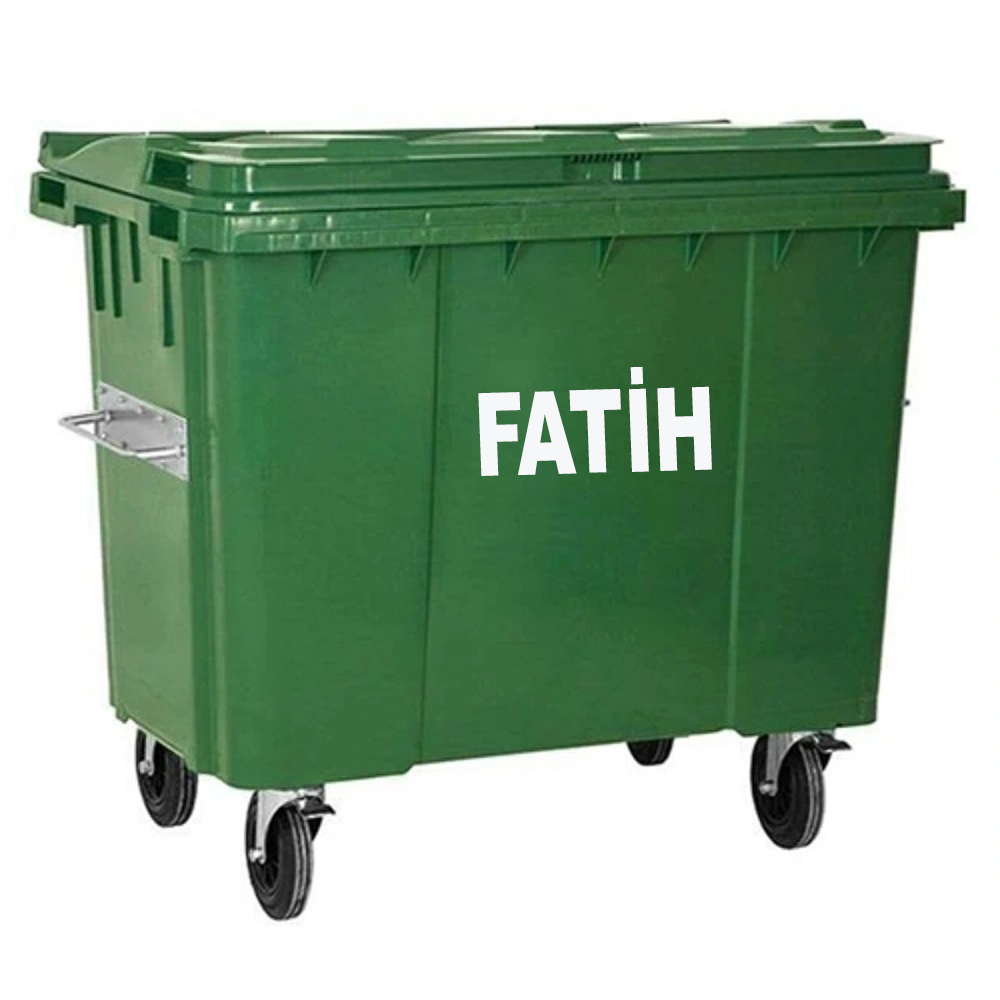 Fatih 1100 Litre Plastik Çöp Konteyneri